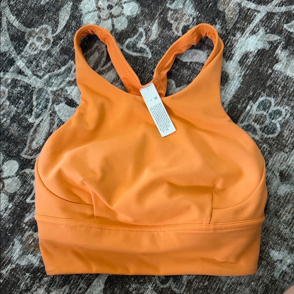 Women's Lululemon Orange Sports Bra